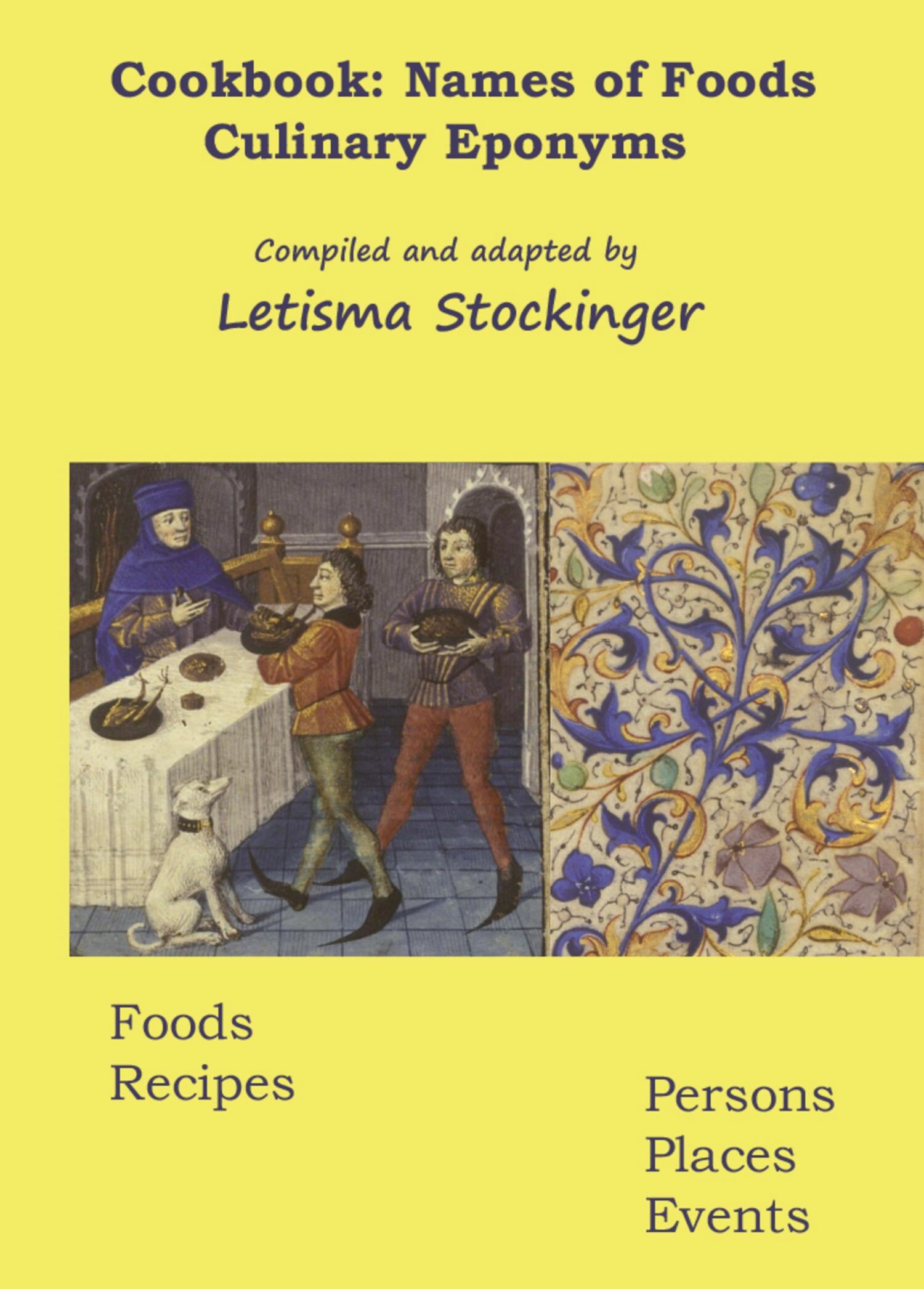 Cookbook: Names of Foods