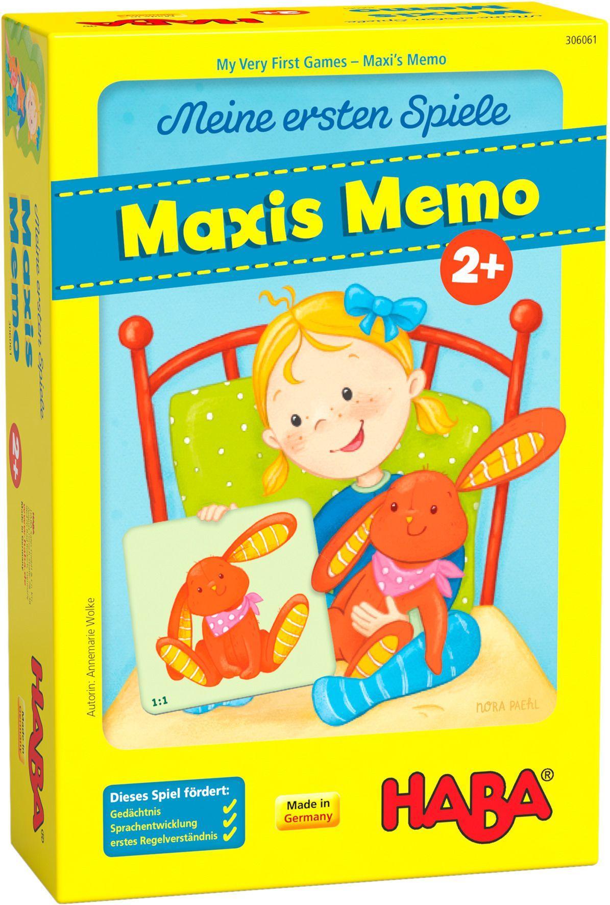 Meine ersten Spiele - Maxis Memo
