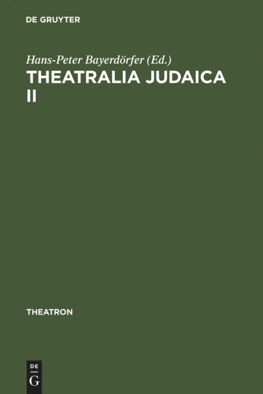 Theatralia Judaica II