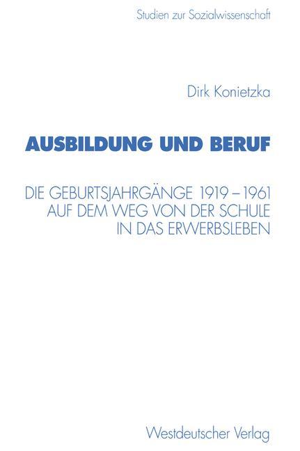 Ausbildung und Beruf