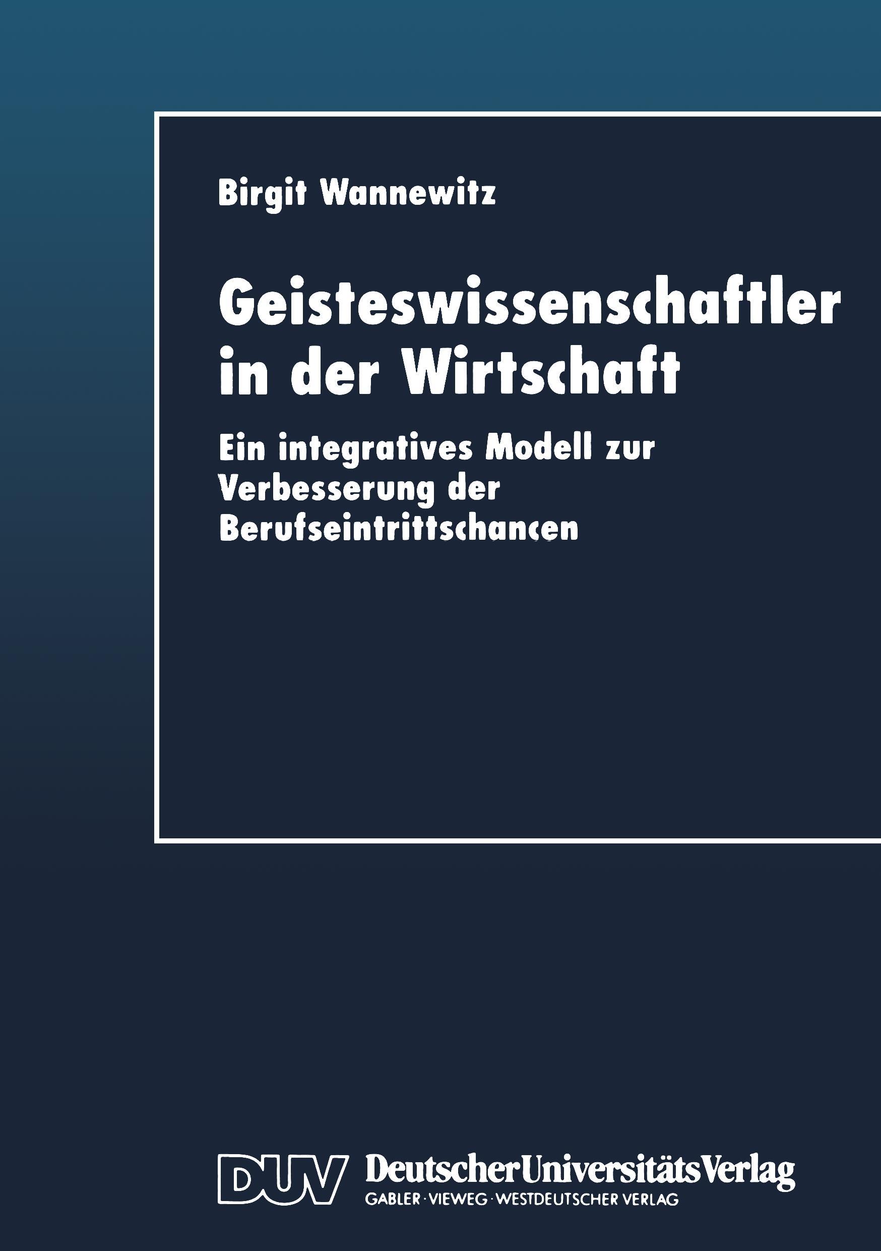 Geisteswissenschaftler in der Wirtschaft