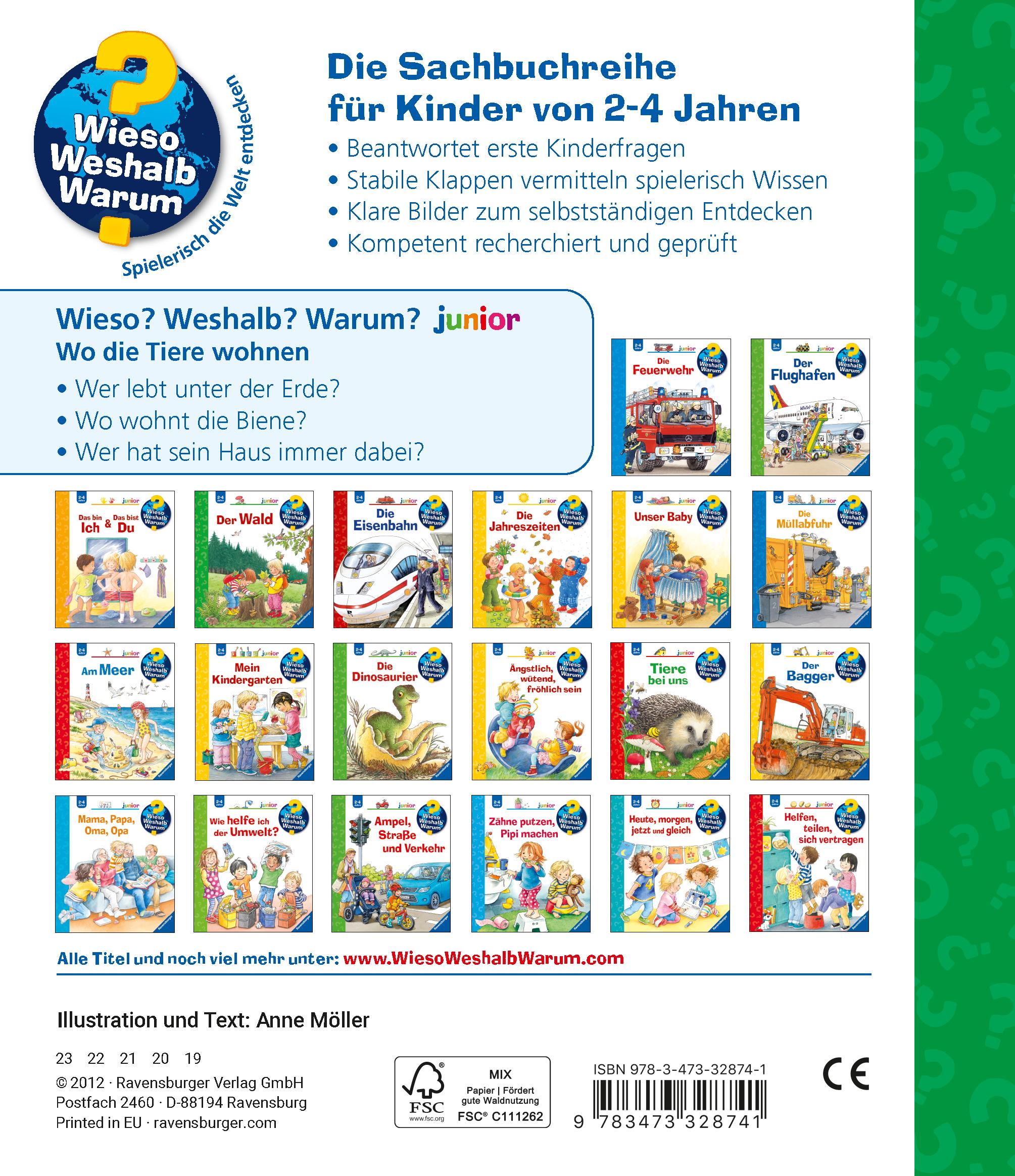 Wieso? Weshalb? Warum? junior, Band 46: Wo die Tiere wohnen