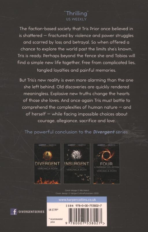 Divergent 3. Allegiant (Adult Cover)