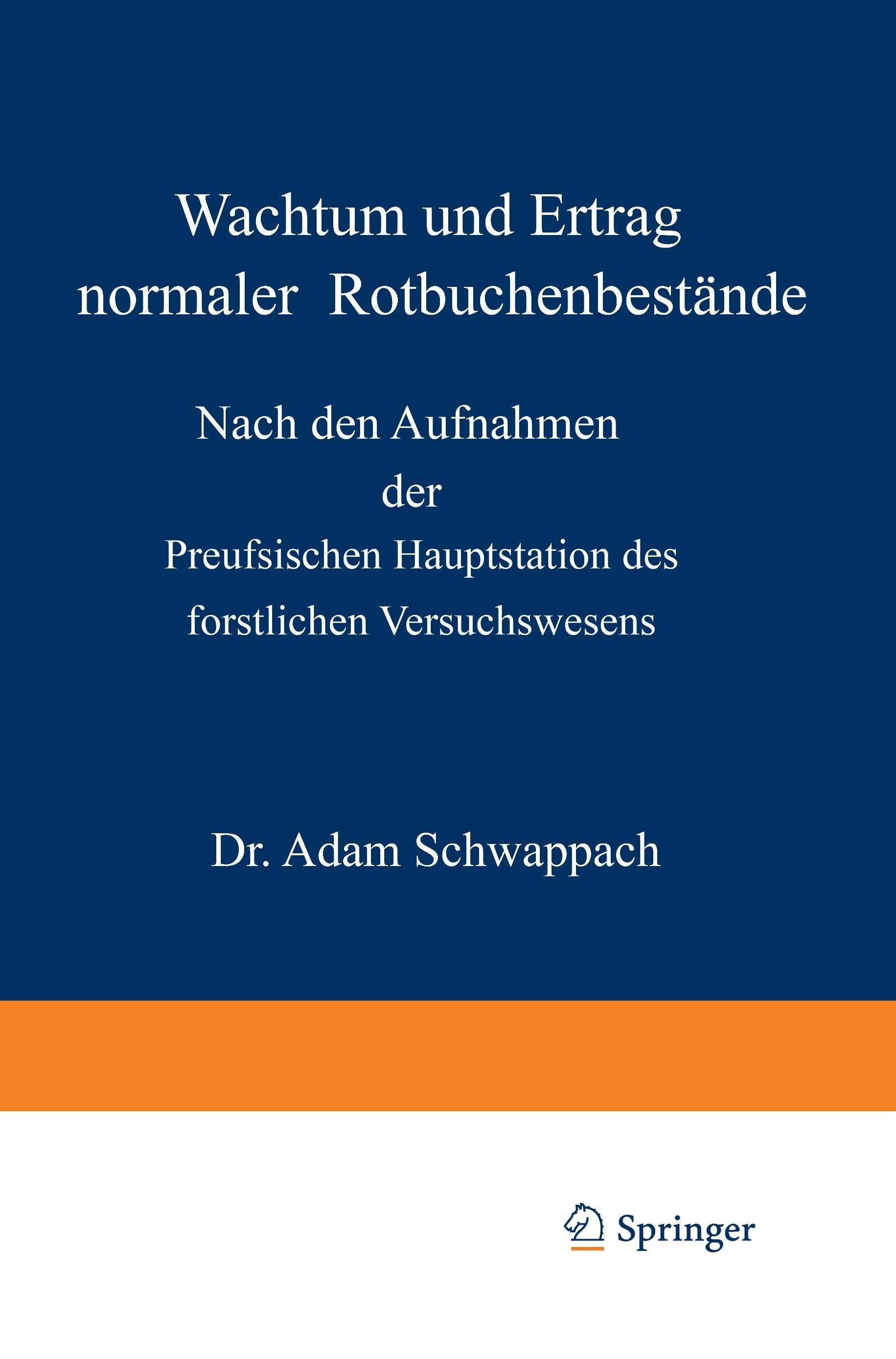 Wachstum und Ertrag normaler Rotbuchenbestände