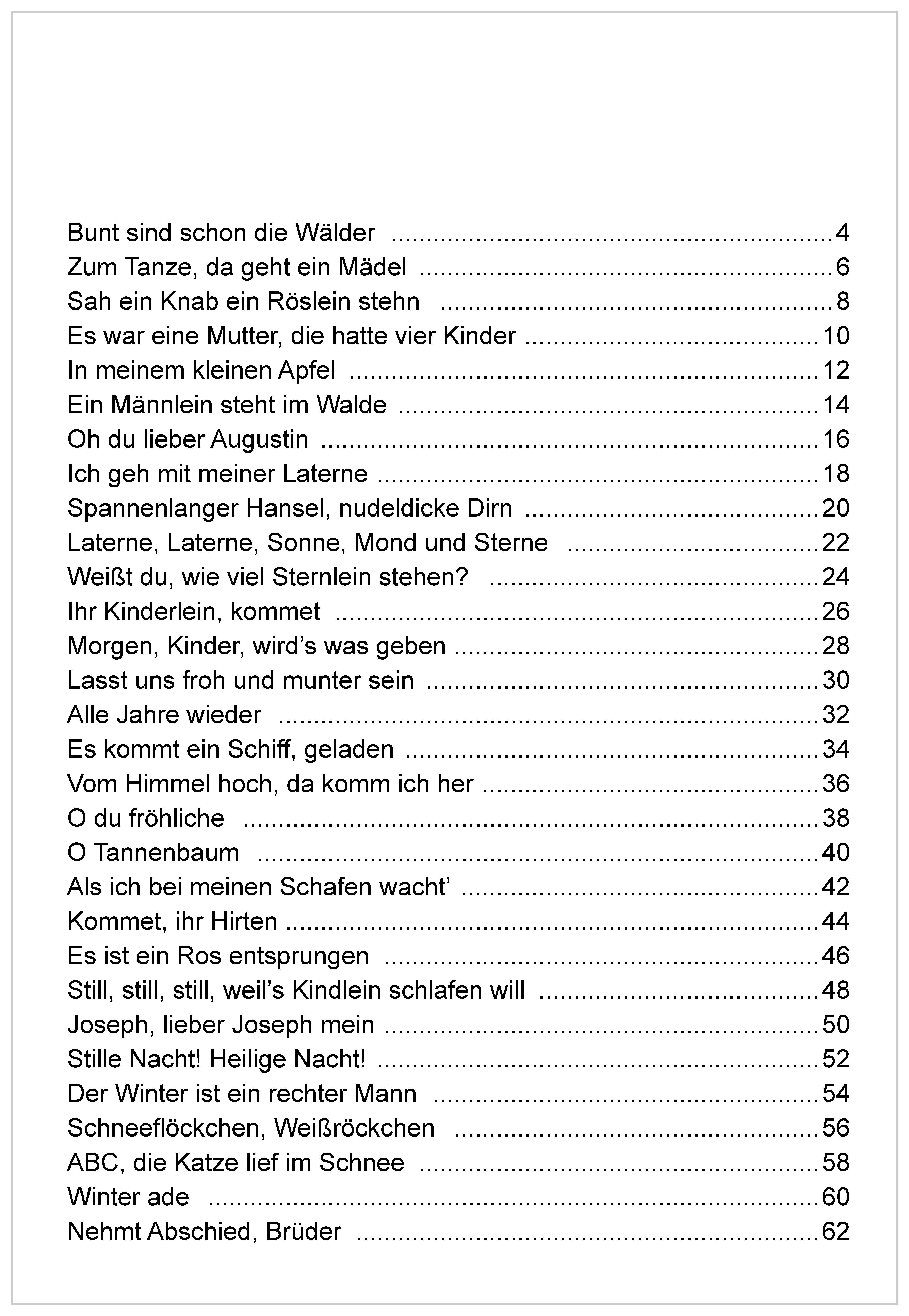 Der SingLiesel-Liederschatz: Die schönsten Herbst- und Winterlieder mit allen bekannten Weihnachtslieder - Das Liederbuch