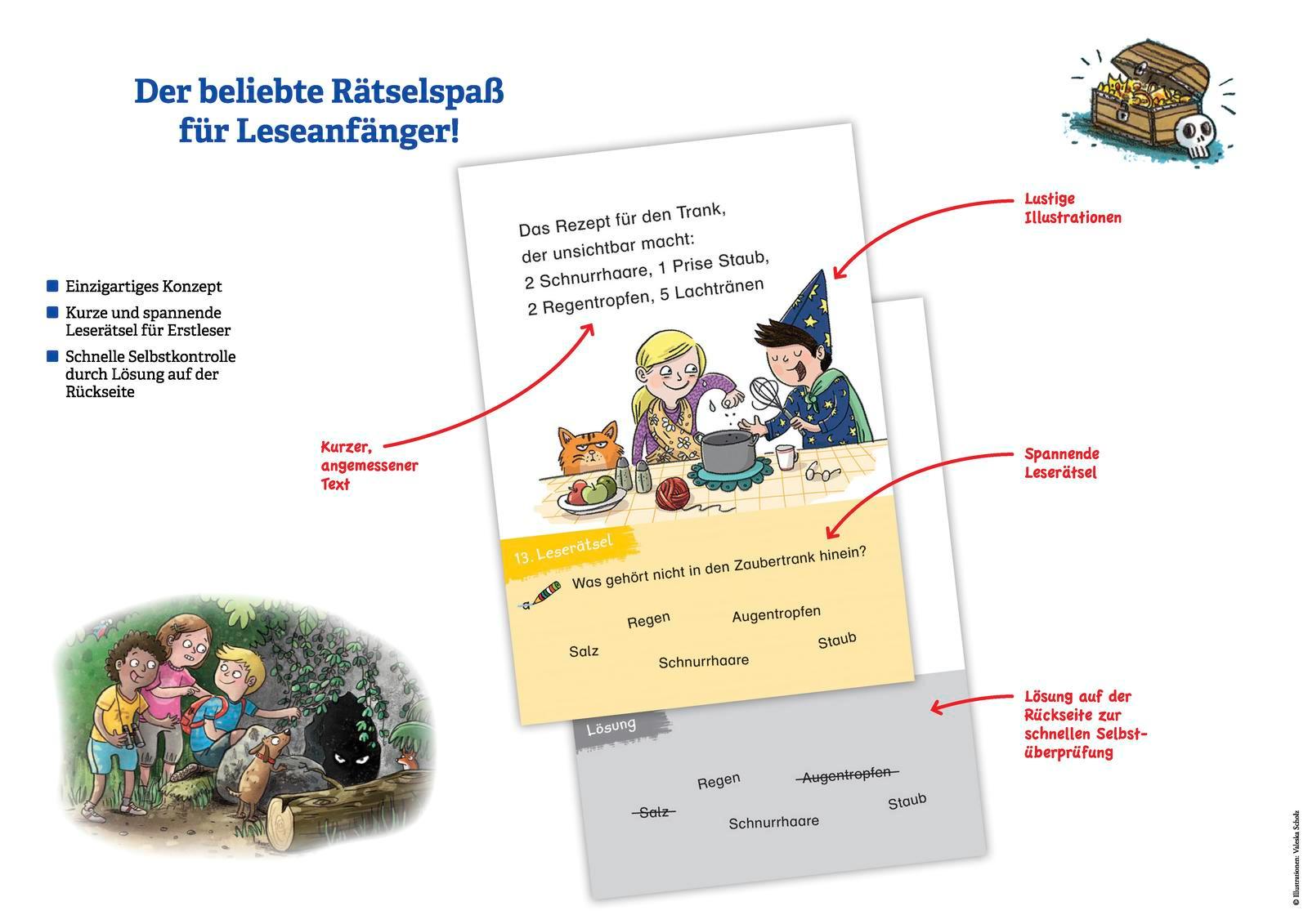 Leseprofi - 3-Minuten-Leserätsel für Erstleser: Einfach tierisch