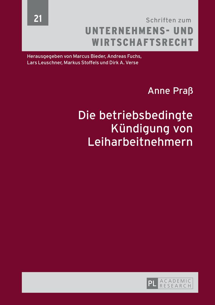 Die betriebsbedingte Kündigung von Leiharbeitnehmern