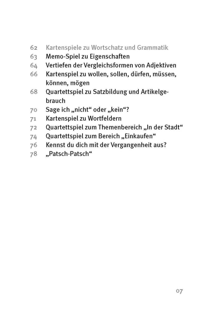 Die 50 besten Spiele für Deutsch als Zweitsprache