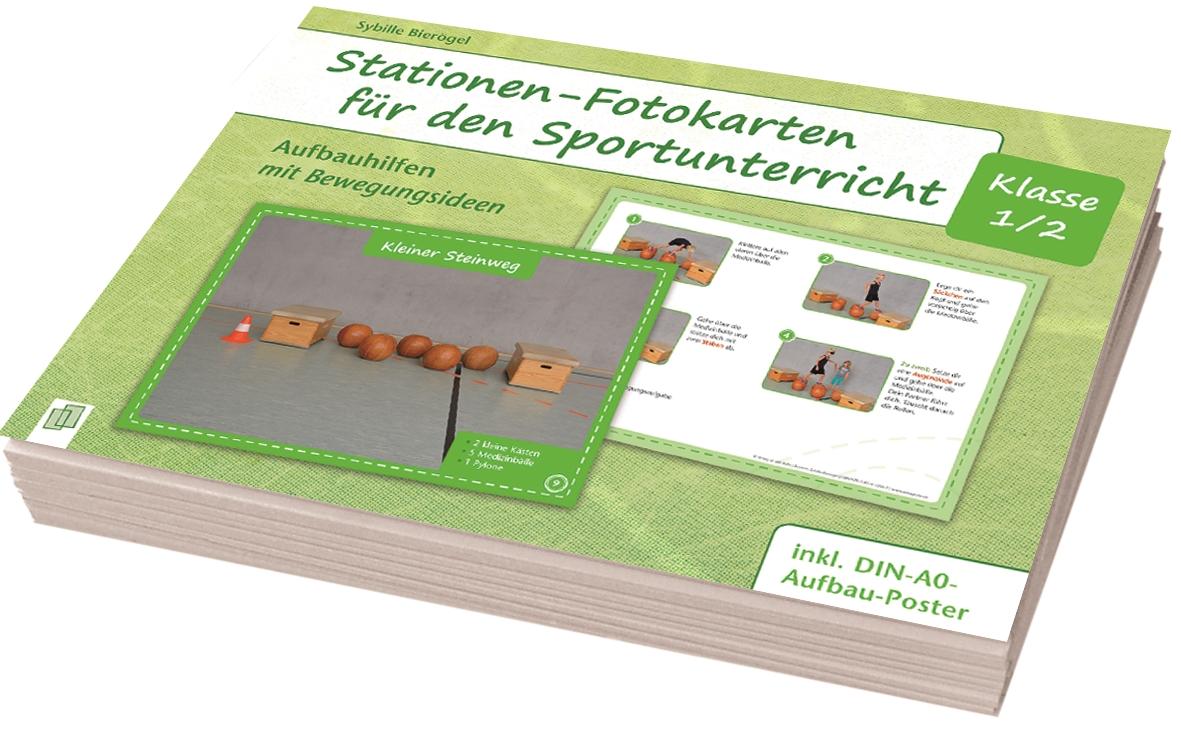 Stationen-Fotokarten für den Sportunterricht - Klasse 1/2