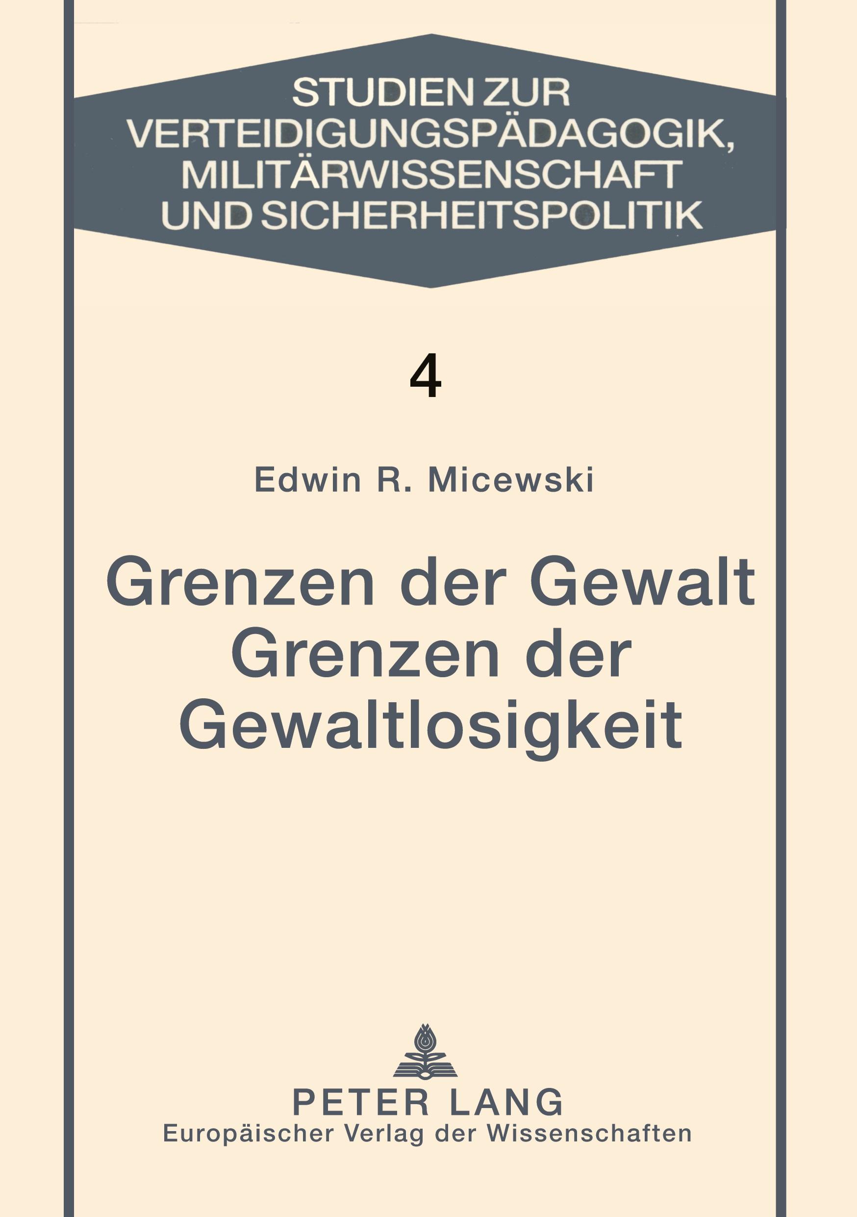 Grenzen der Gewalt- Grenzen der Gewaltlosigkeit