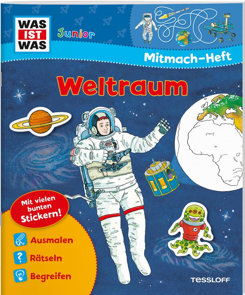 WAS IST WAS Junior Mitmach-Heft Weltraum