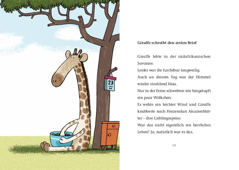 Viele Grüße, Deine Giraffe!