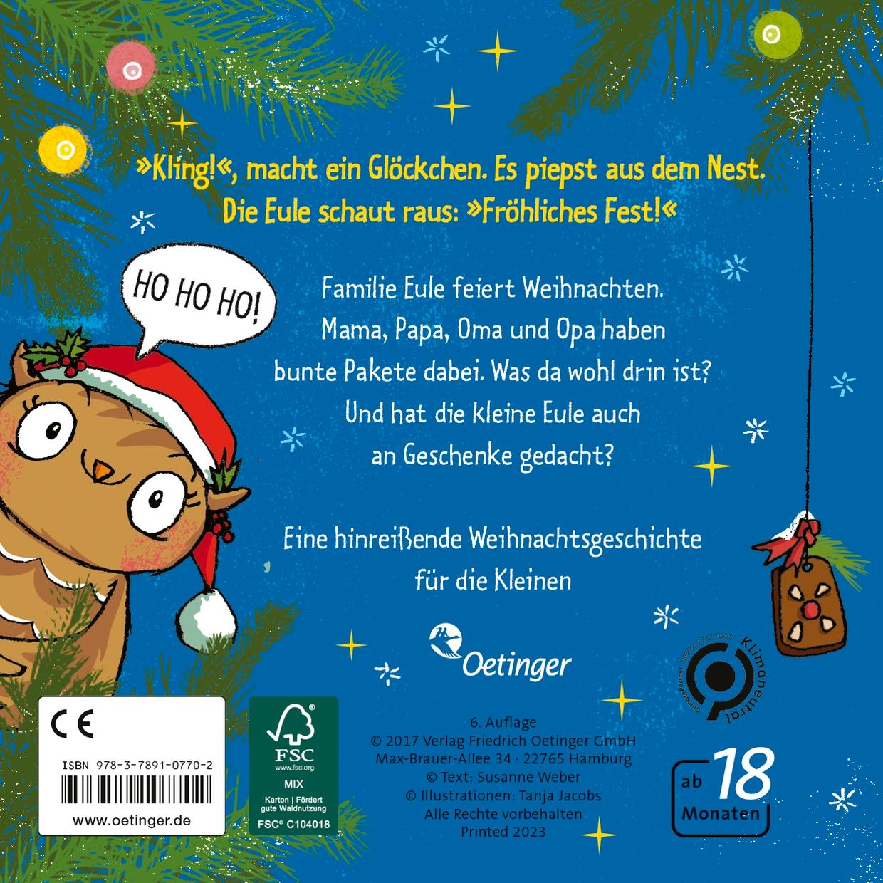 Die kleine Eule feiert Weihnachten