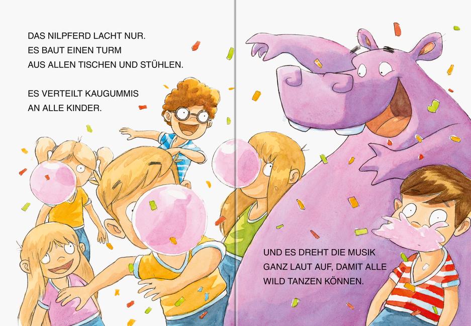 EIN NILPFERD IN DER BADEWANNE - Leserabe 1. Klasse - Erstlesebuch für Kinder ab 6 Jahren