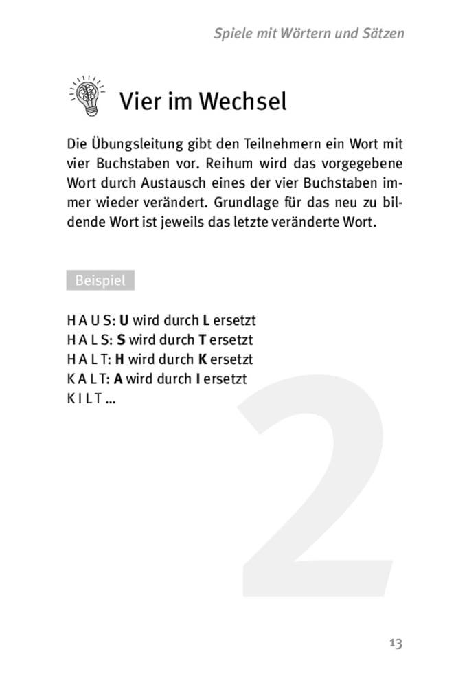 Die 50 besten Spiele zum Gedächtnistraining mit Senioren