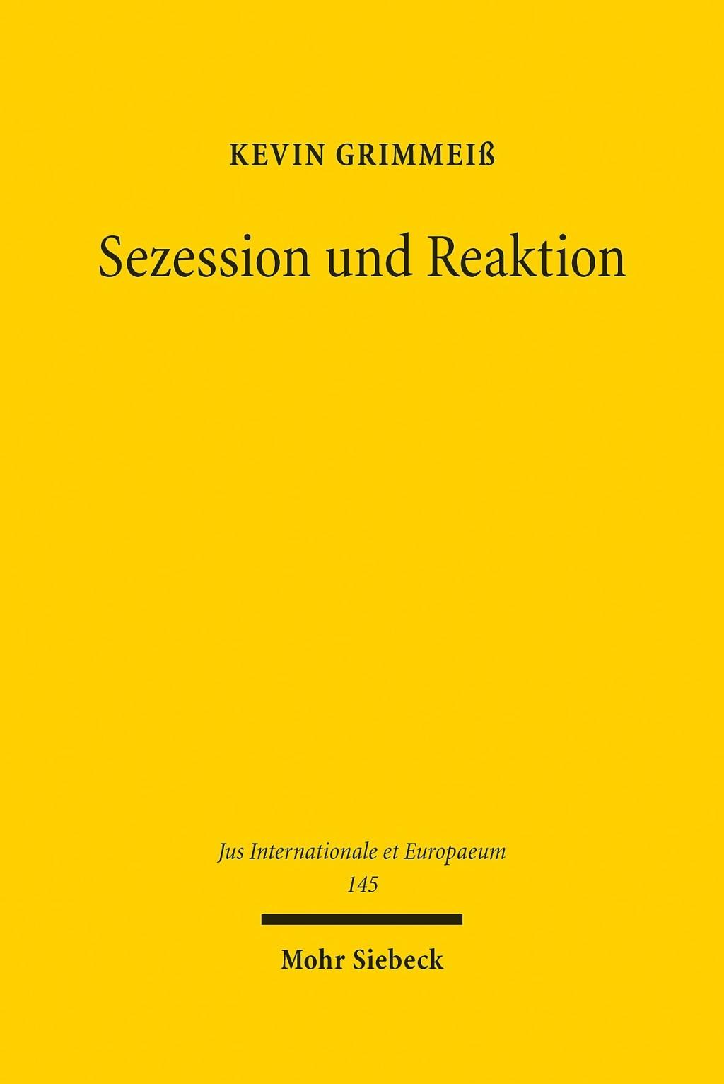 Sezession und Reaktion