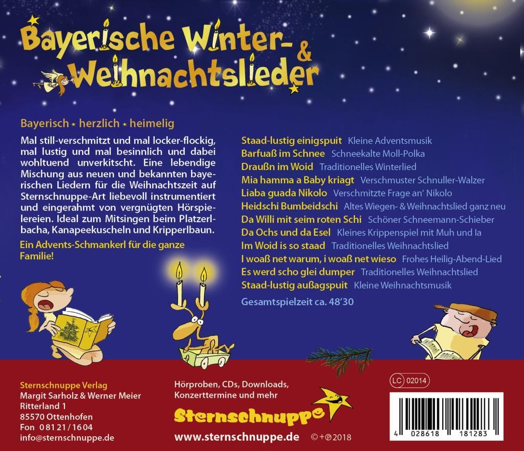 Bayerische Winter- und Weihnachtslieder