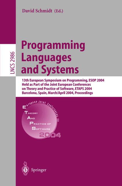 Programming Languages and Systems