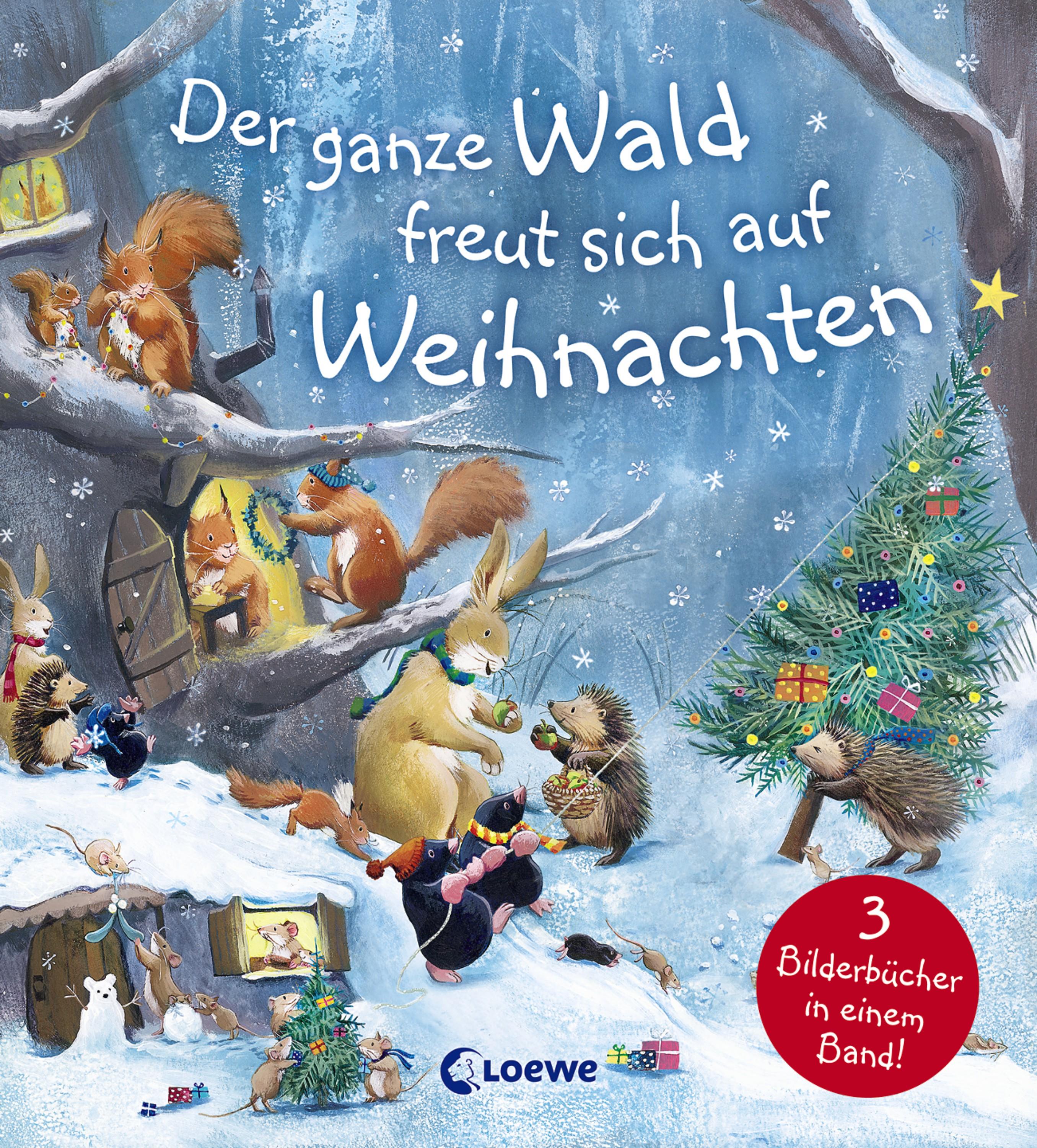 Der ganze Wald freut sich auf Weihnachten