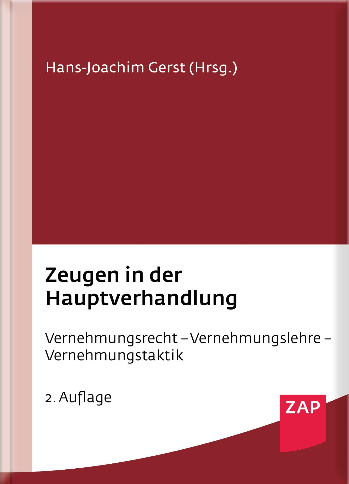 Zeugen in der Hauptverhandlung