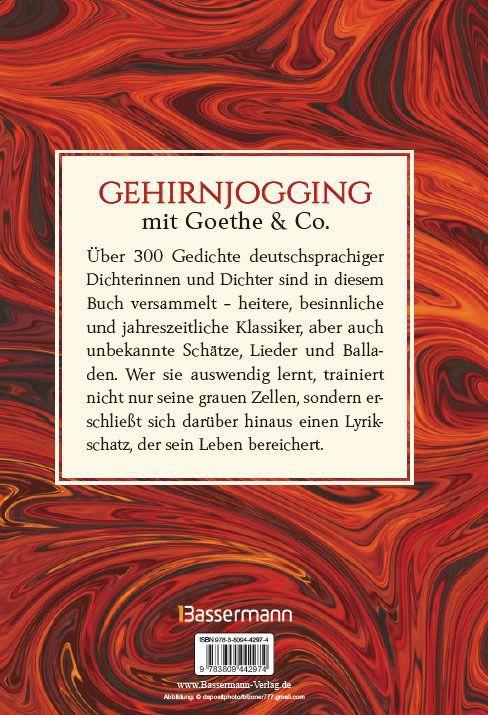 Gedichte zum Gedächtnistraining. Balladen, Lieder und Verse fürs Gehirnjogging mit Goethe, Schiller, Heine, Hölderlin & Co.