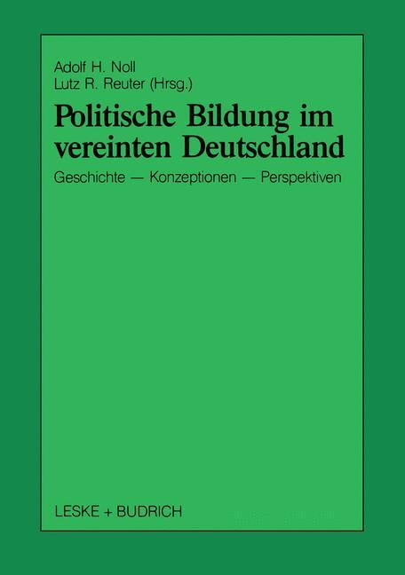 Politische Bildung im vereinten Deutschland