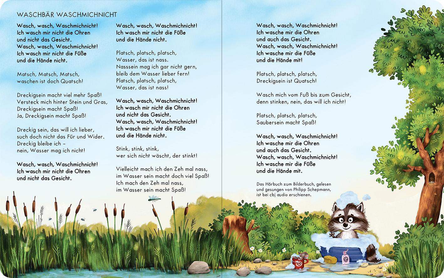 Der kleine Waschbär Waschmichnicht - Pappeausgabe