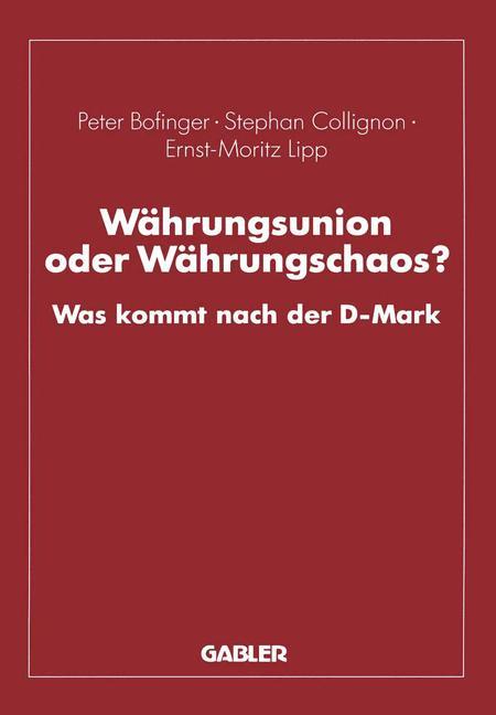 Währungsunion oder Währungschaos?