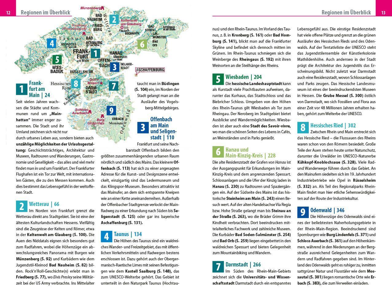 Reise Know-How Reiseführer Rhein-Main-Region mit Taunus und Odenwald