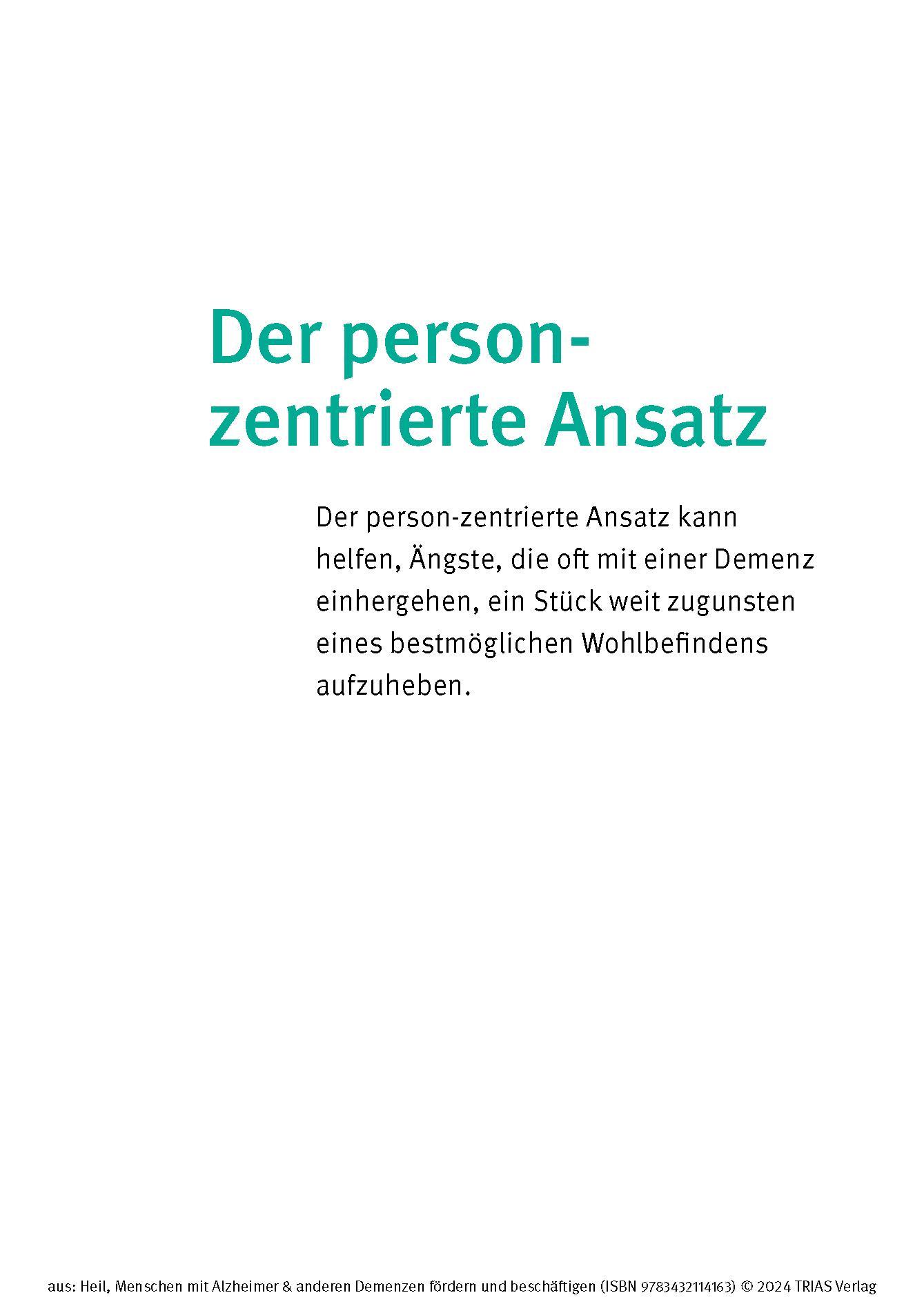 Menschen mit Alzheimer & anderen Demenzen fördern und beschäftigen