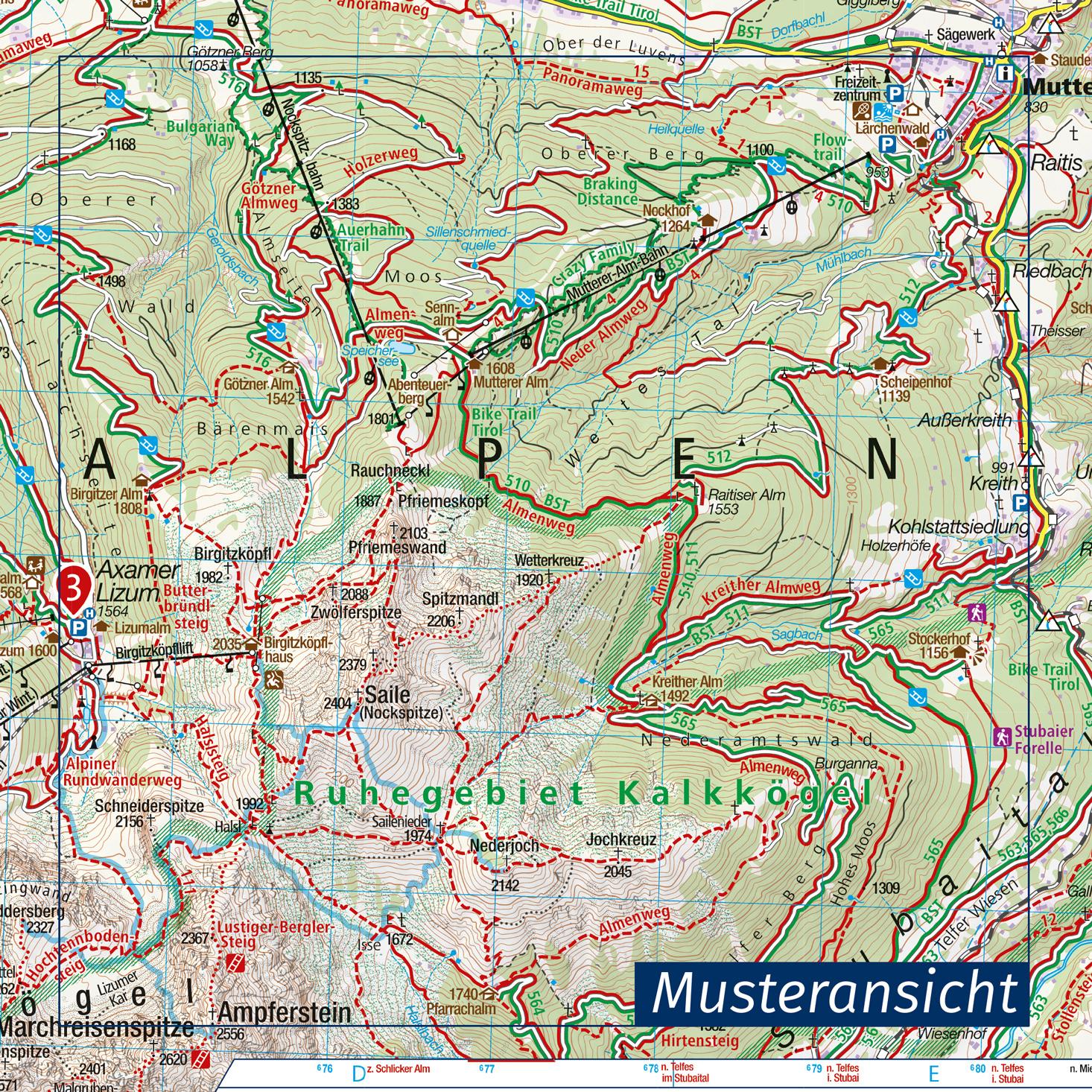 KOMPASS Wanderkarte 84 Jungfrau-Region, Thunersee, Brienzersee 1:40.000