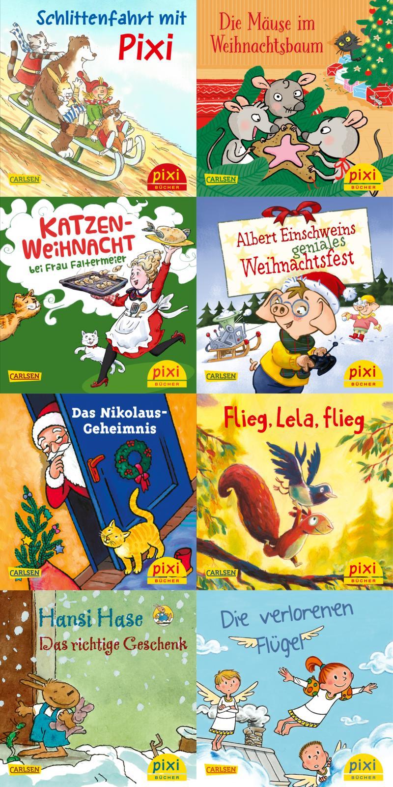 Pixi-Weihnachts-8er-Set 36: Weihnachtszeit mit Pixi (8x1 Exemplar)