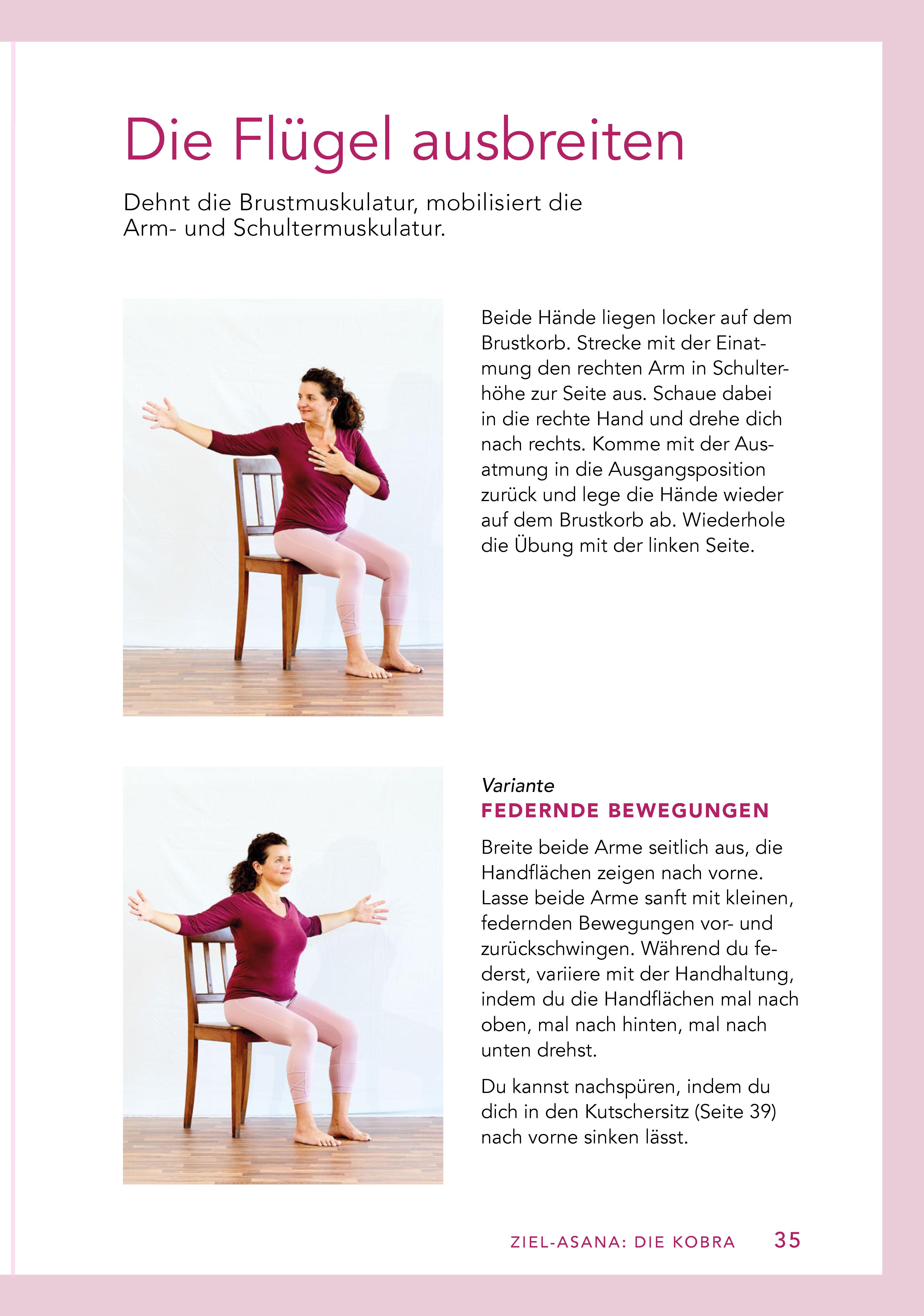 Yoga auf dem Stuhl für Senioren