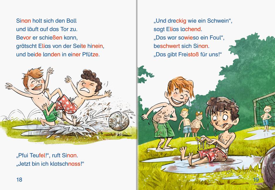 Fußballgeschichten - Leserabe ab 1. Klasse - Erstlesebuch für Kinder ab 6 Jahren (mit Mildenberger Silbenmethode)