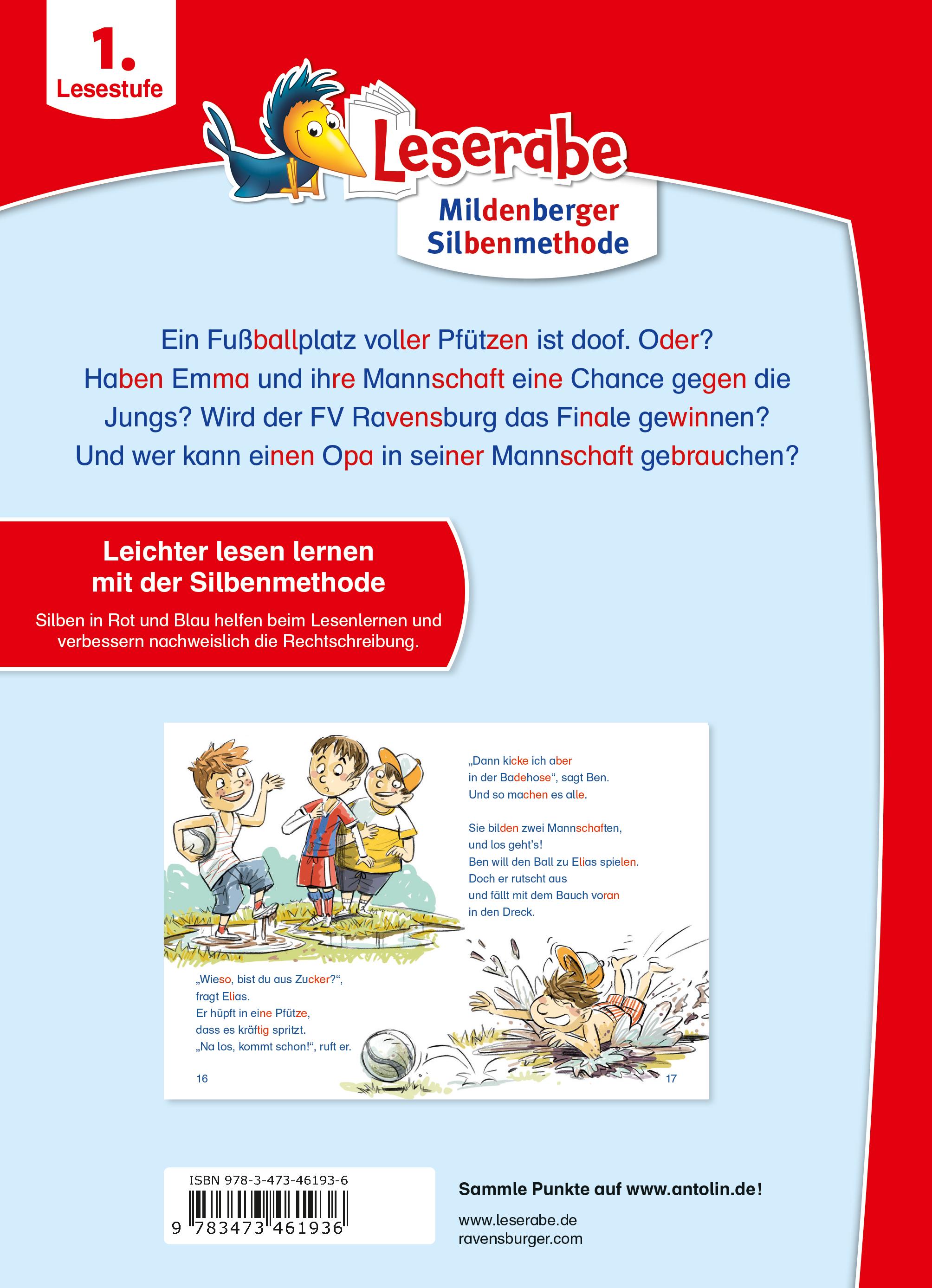 Fußballgeschichten - Leserabe ab 1. Klasse - Erstlesebuch für Kinder ab 6 Jahren (mit Mildenberger Silbenmethode)