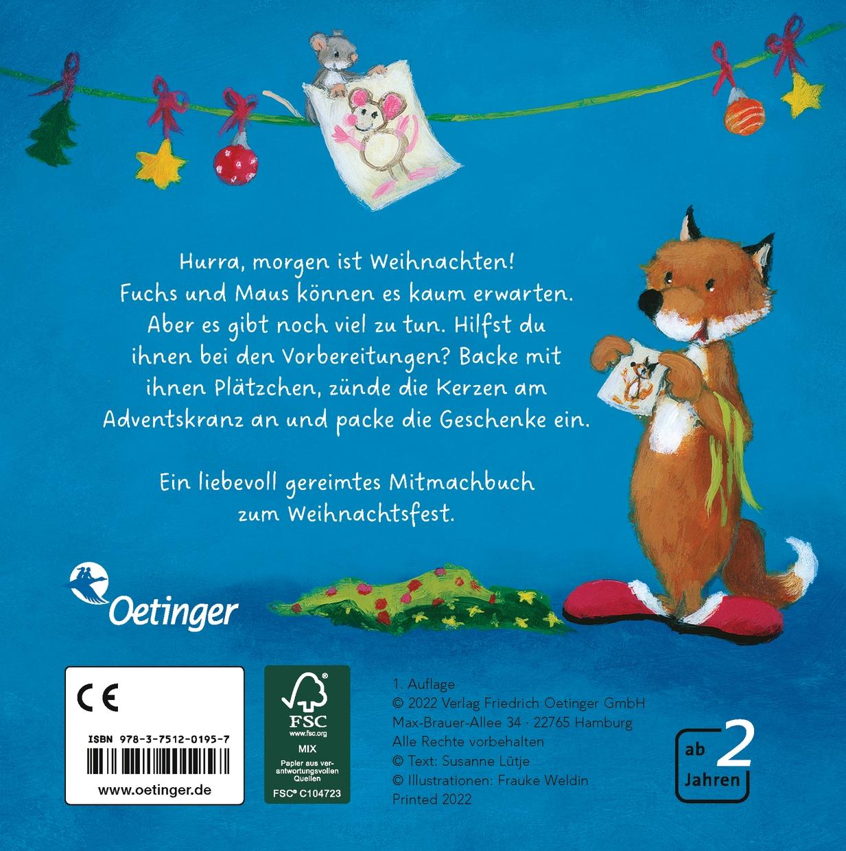 Hilf Fuchs und Maus im Weihnachtshaus!