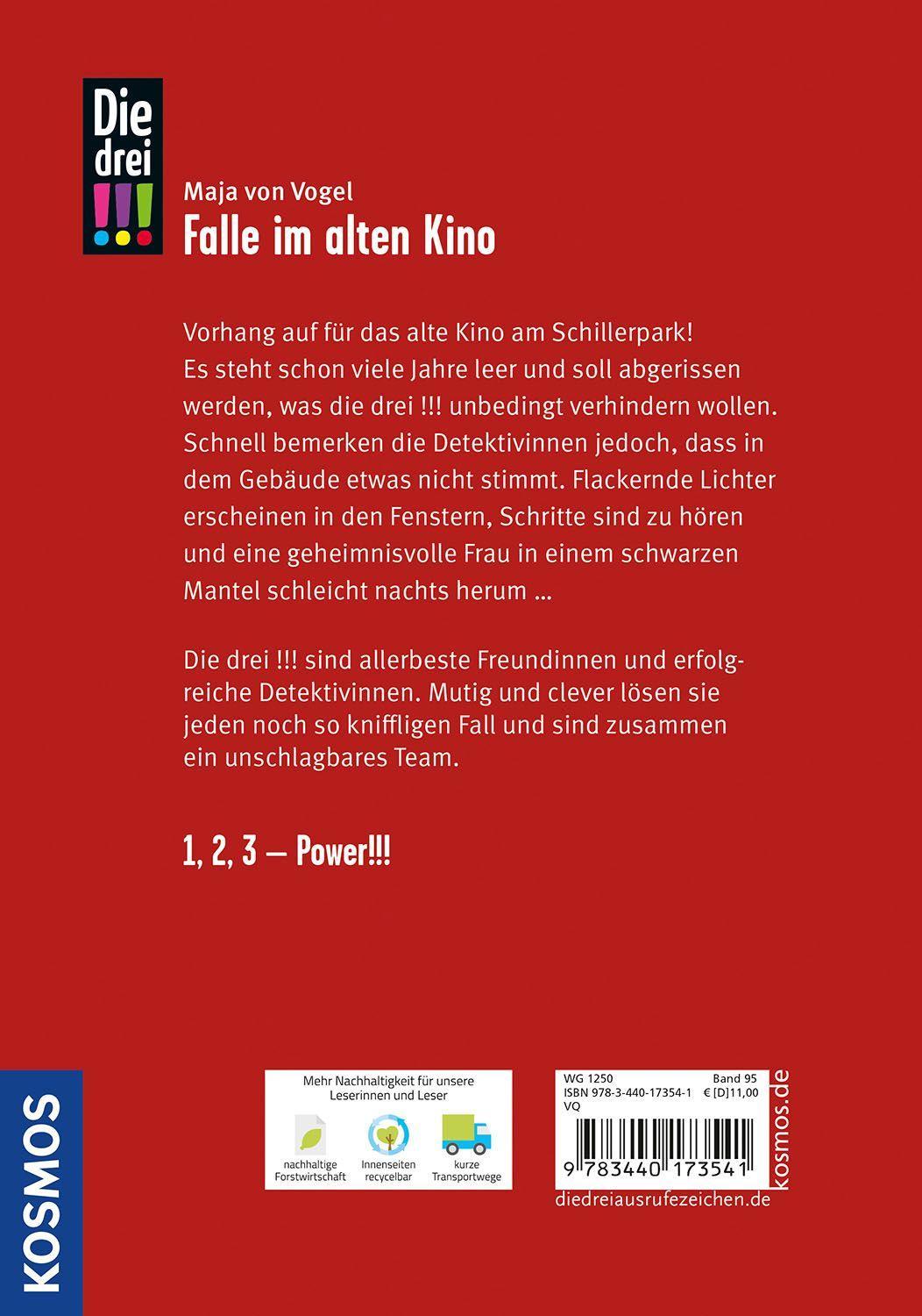 Die drei !!!, 95, Falle im alten Kino