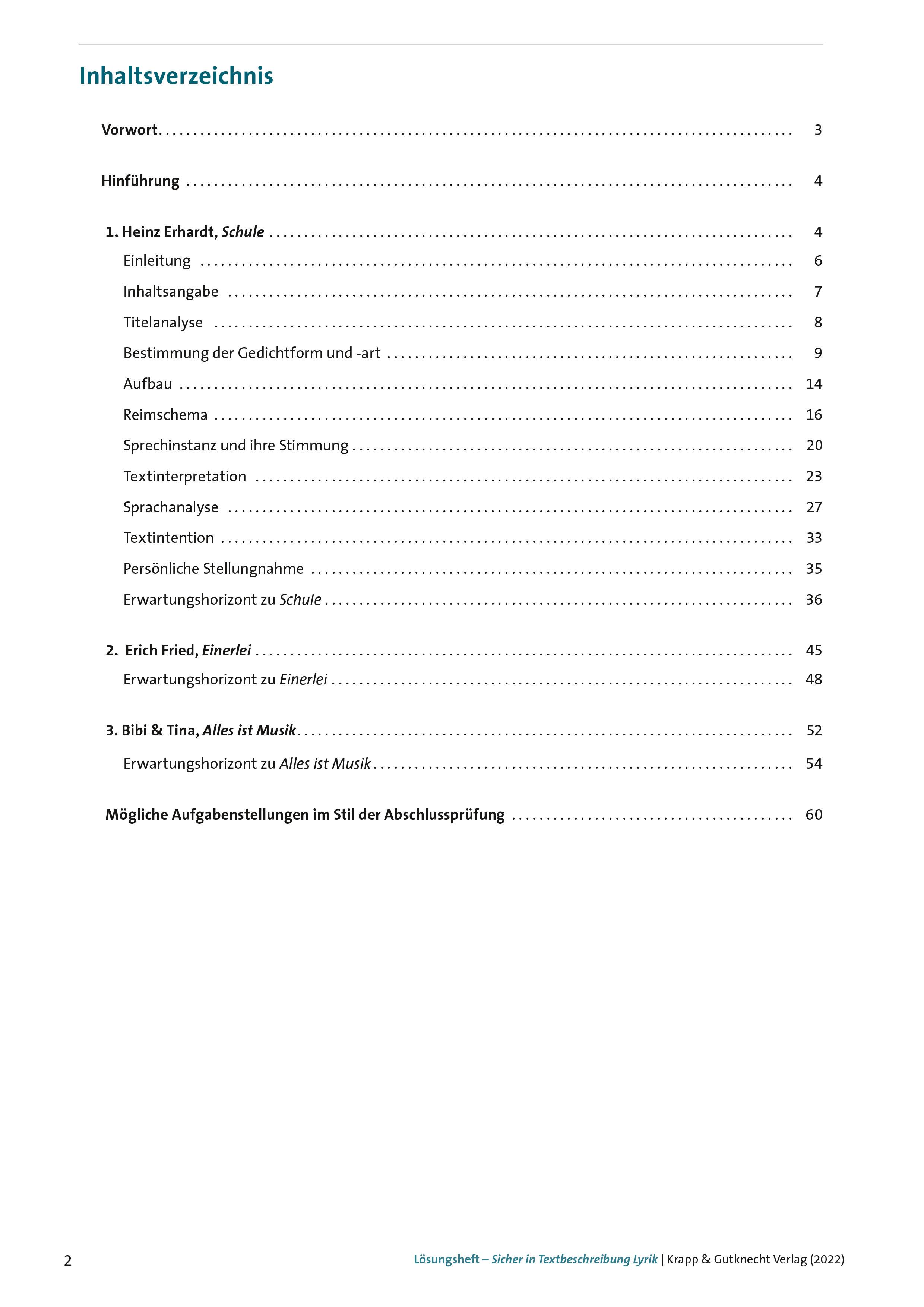 Sicher in Textbeschreibung Lyrik - Baden-Württemberg - Trainingsheft. Prüfungsvorbereitung Realschule Klasse 9 und 10