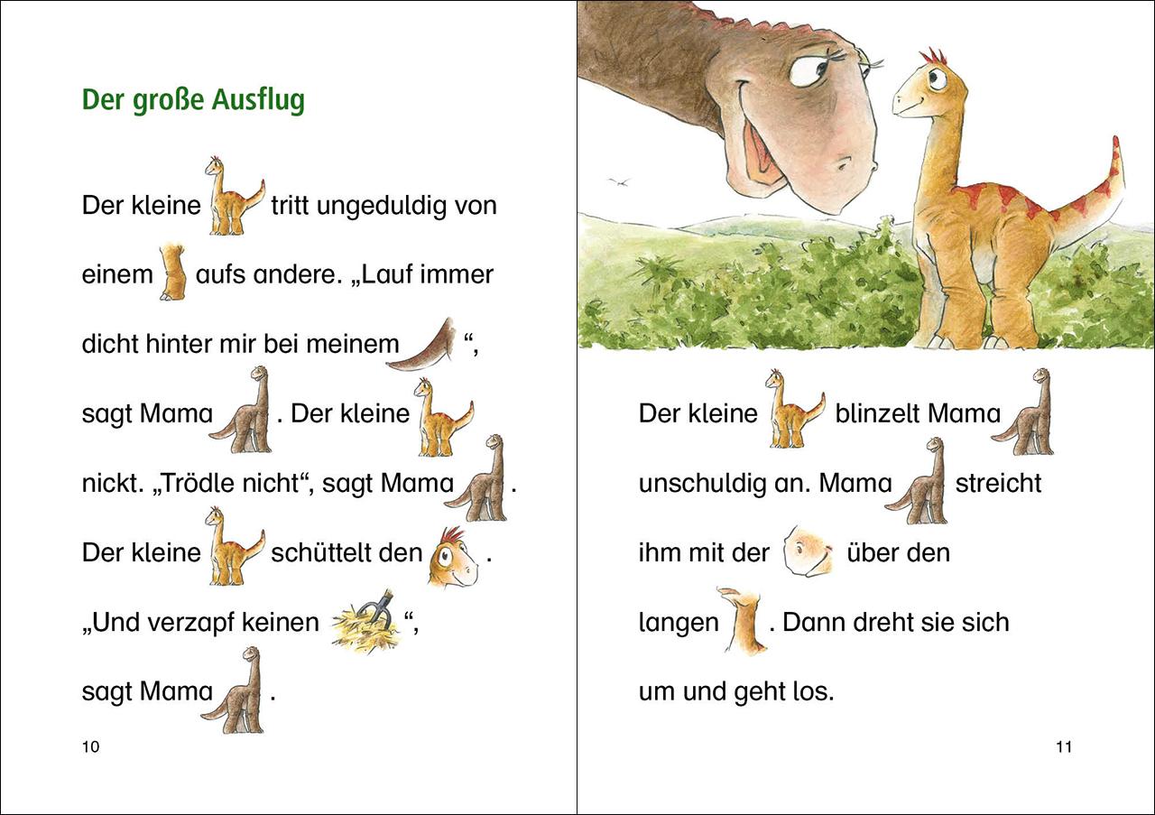 Lesenlernen in 3 Schritten - Die schönsten Dinogeschichten