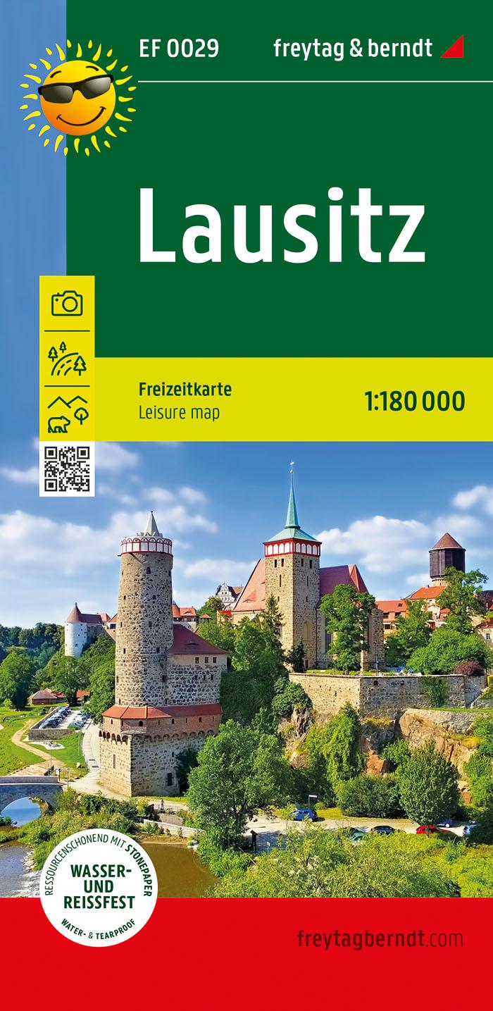 Lausitz, Freizeitkarte 1:180.000, freytag & berndt