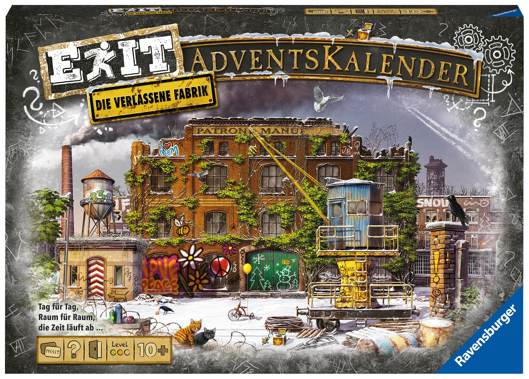 EXIT Adventskalender "Die verlassene Fabrik" - 25 Rätsel für EXIT-Begeisterte ab 10 Jahren