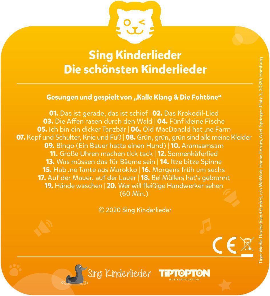 tigercard - Sing Kinderlieder - Die schönsten Kinderlieder