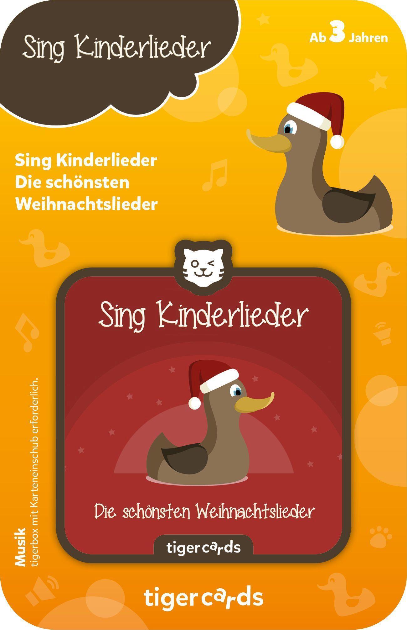 tigercard - Sing Kinderlieder - Die schönsten Weihnachtslieder