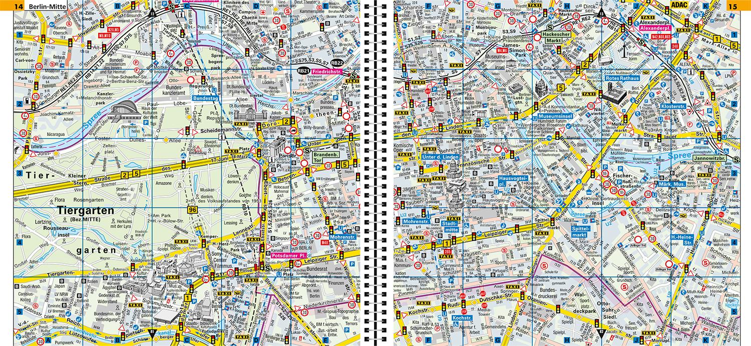 ADAC Autofahreratlas Berlin 1:14.000