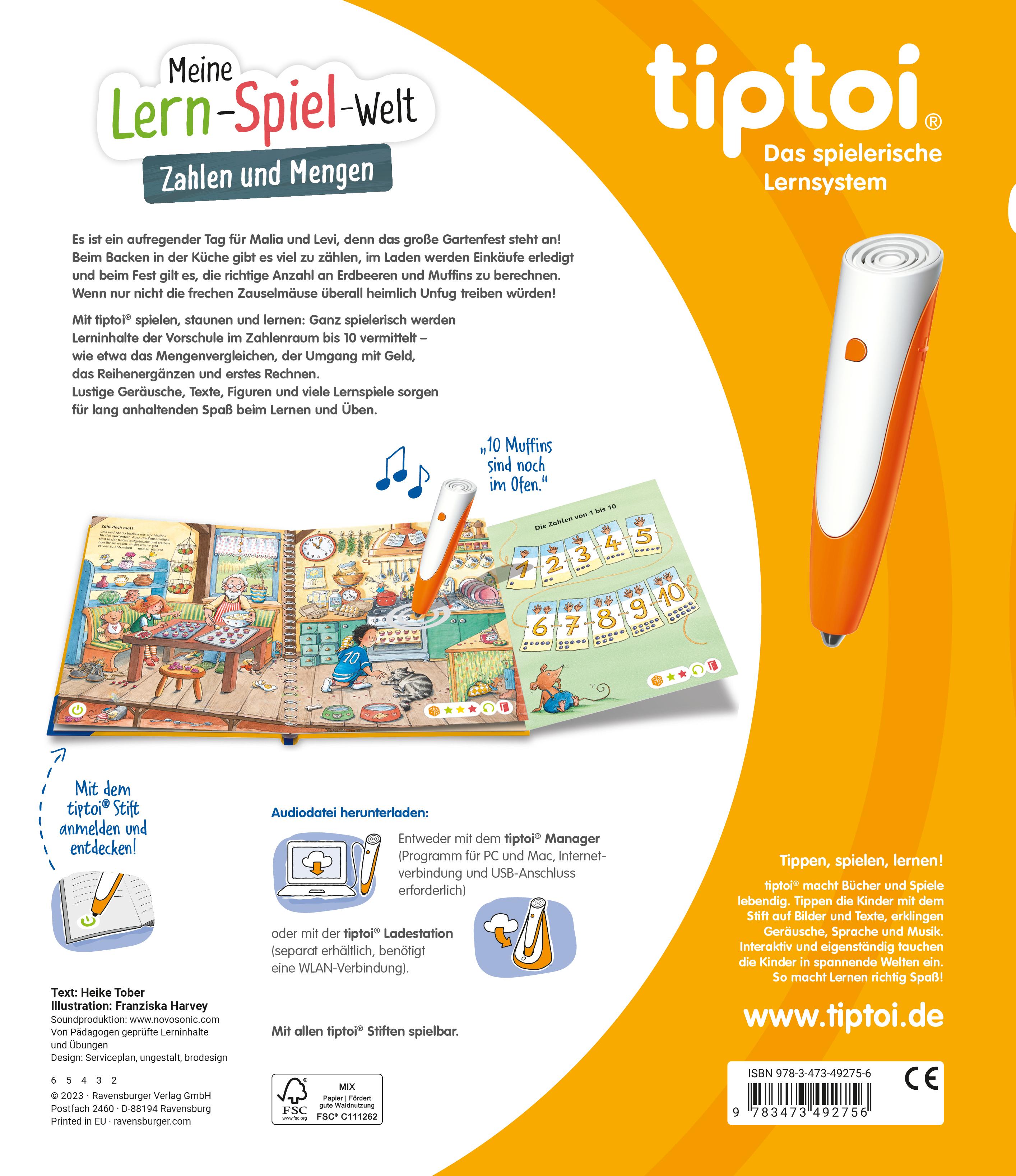 tiptoi® Meine Lern-Spiel-Welt: Zahlen und Mengen