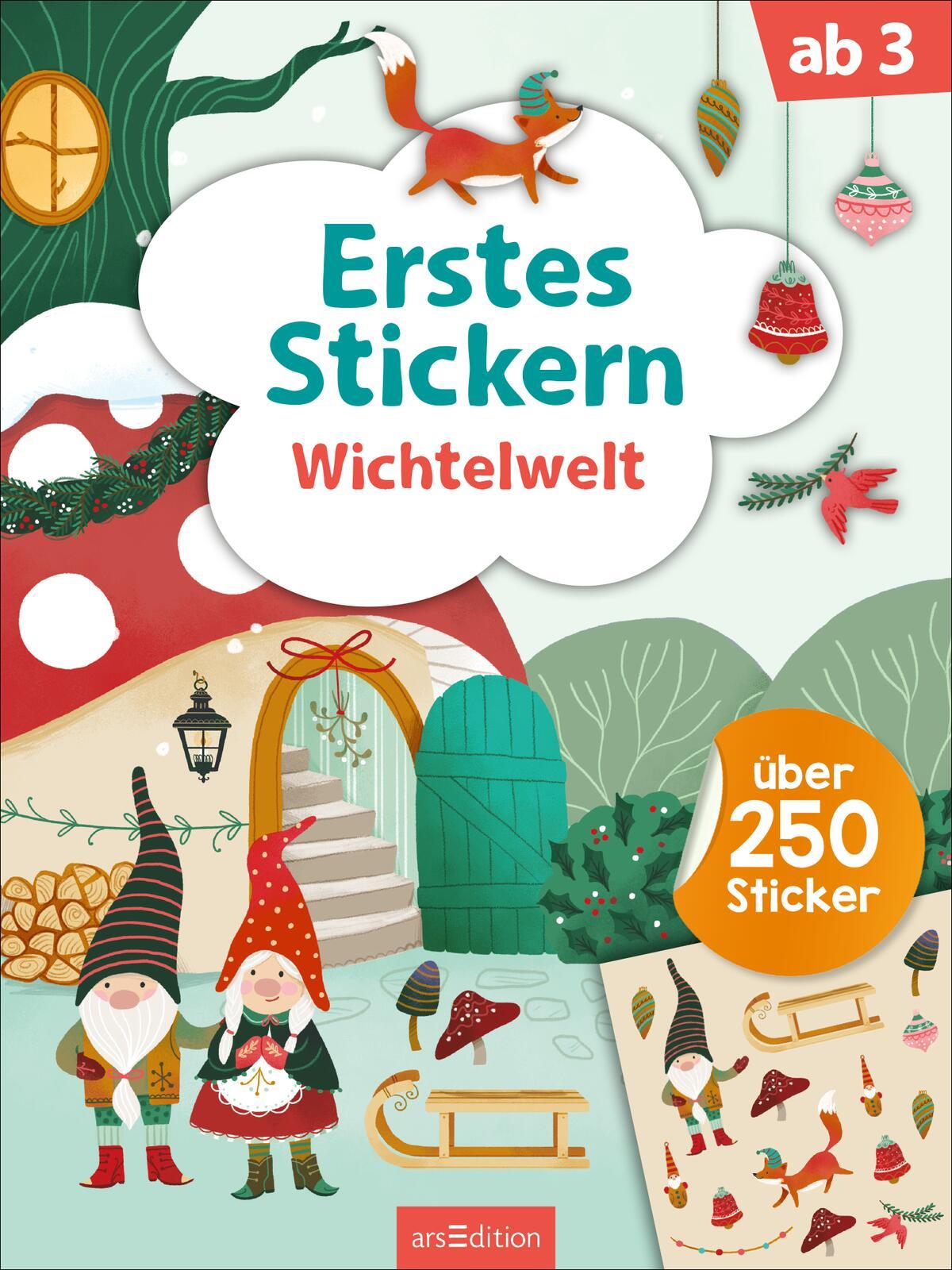 Erstes Stickern - Wichtelwelt