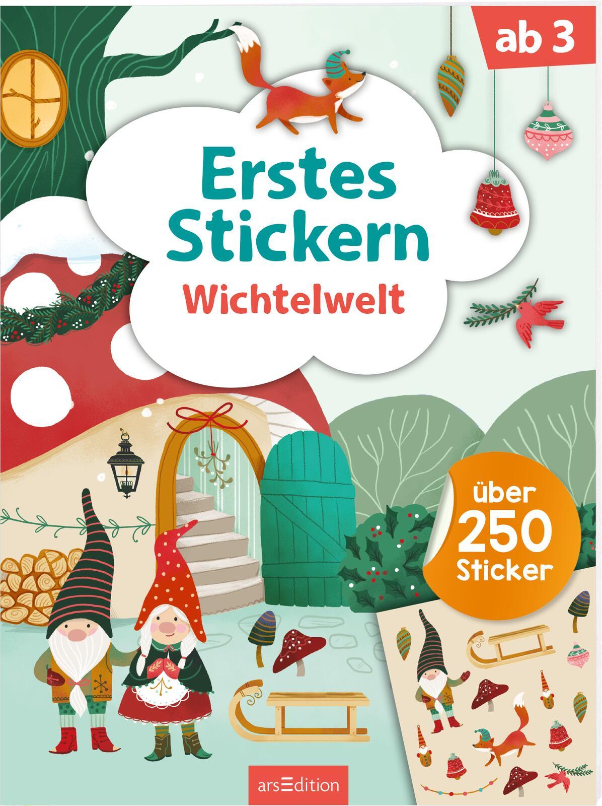 Erstes Stickern - Wichtelwelt