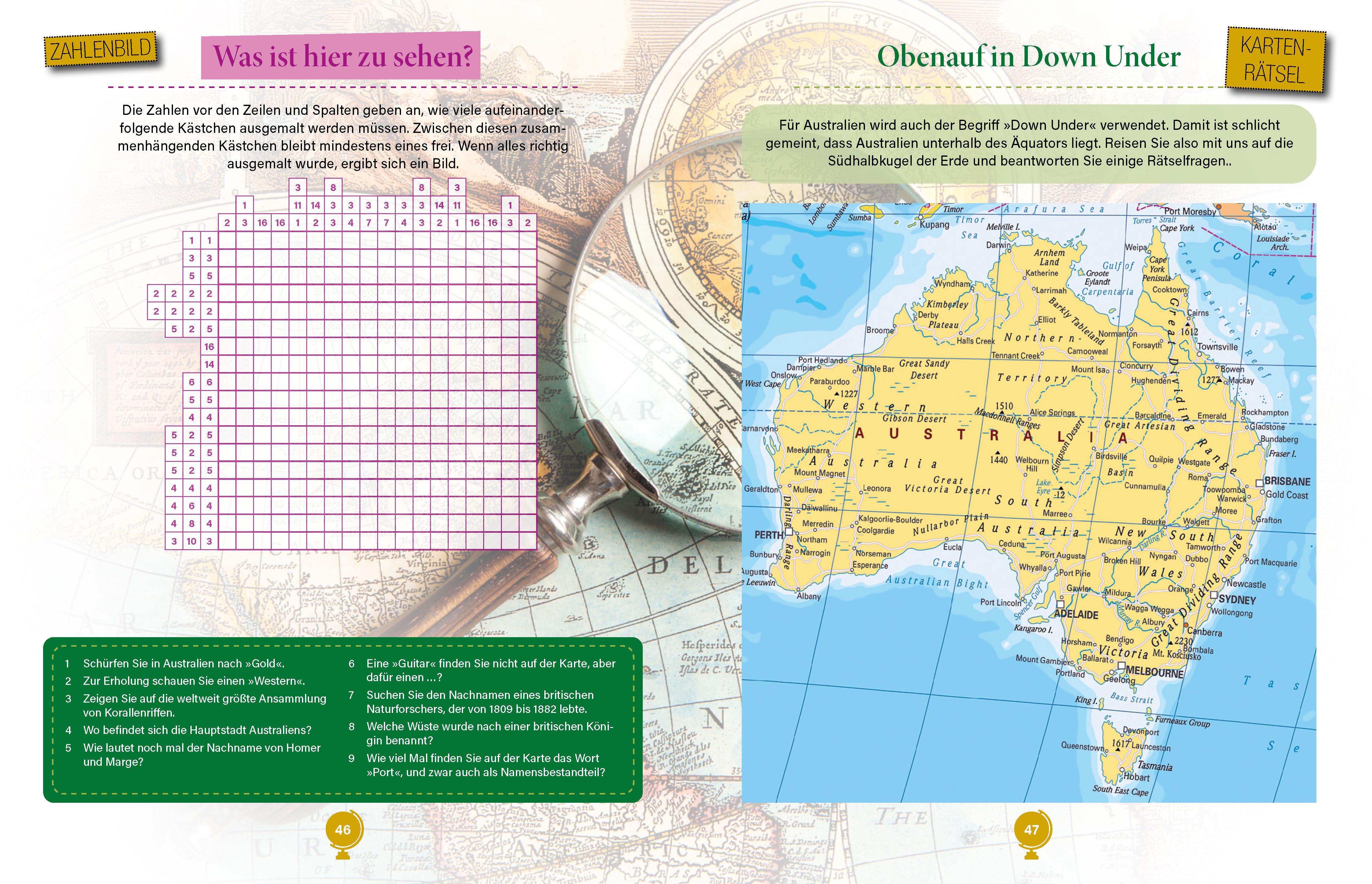 Geografie Rätselbuch