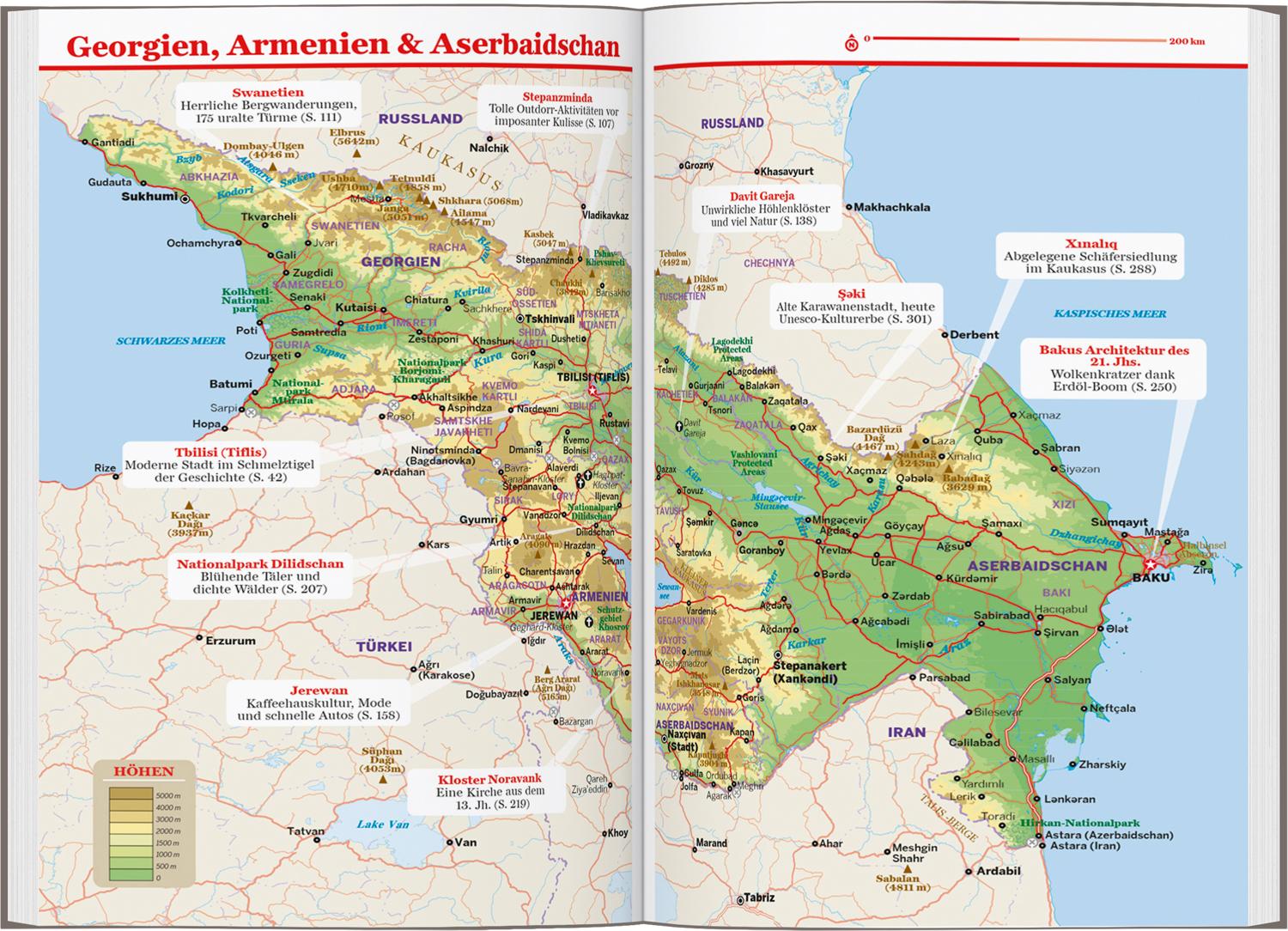 LONELY PLANET Reiseführer Georgien, Armenien & Aserbaidschan