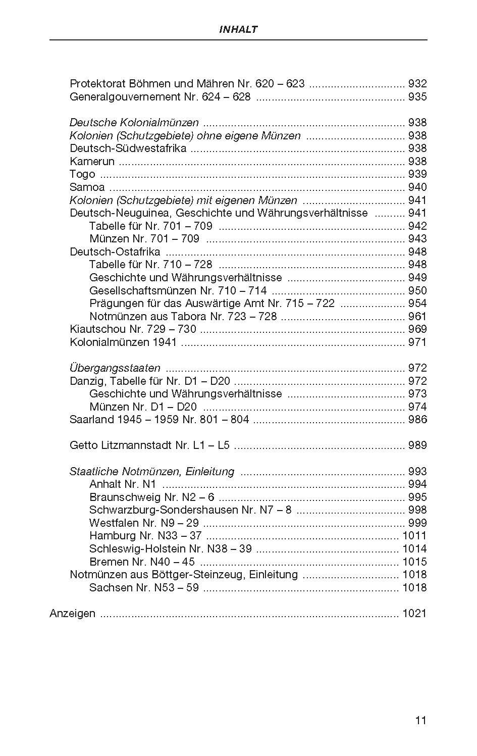 Die deutschen Münzen seit 1871